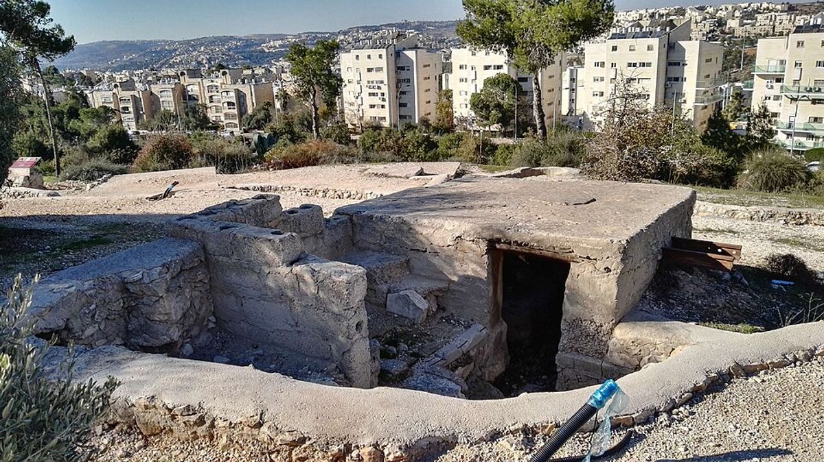 Jordanian bunker at Ammunition Hill