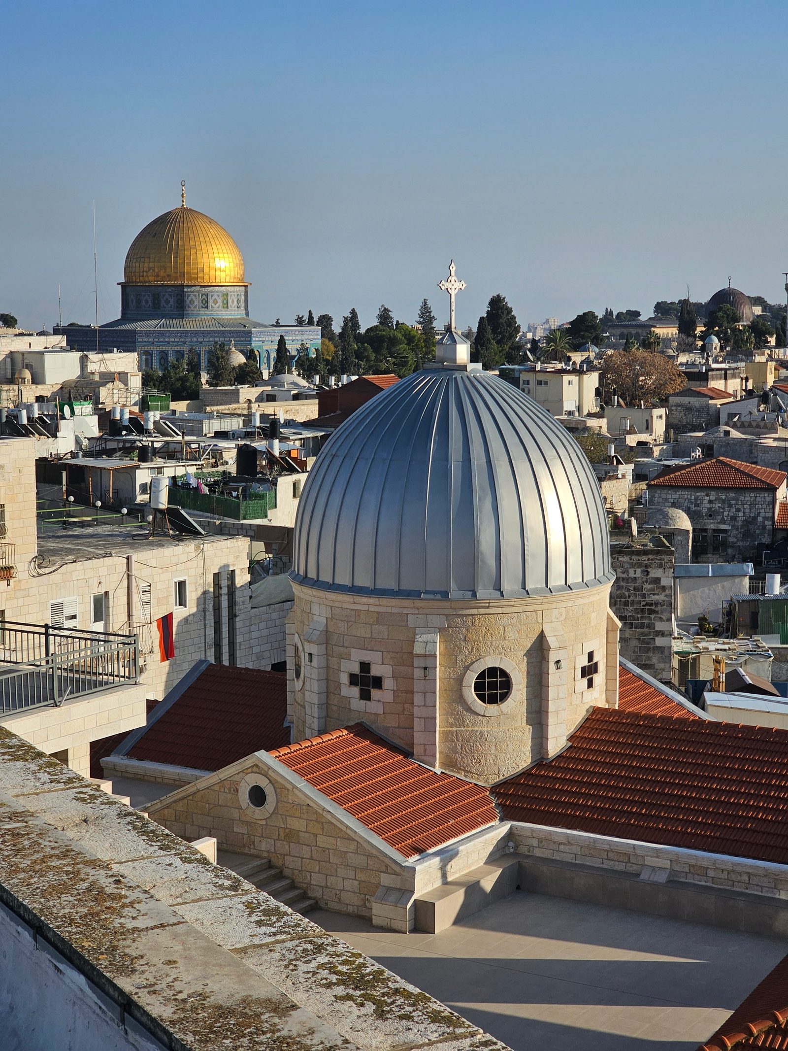 View from the Austrian Hospice rooftop over the Old City