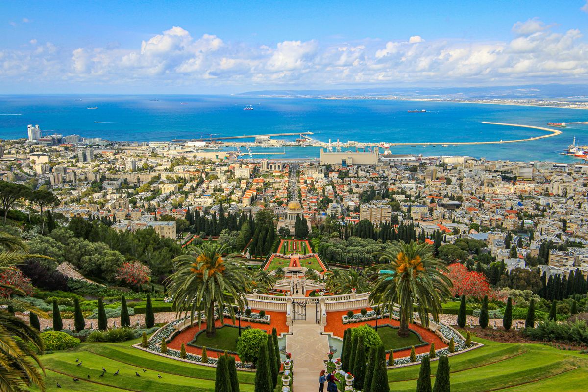 Bahai Gardens terraces, Haifa, Israel