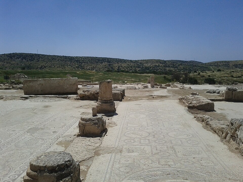 Ancient inscription at Beit Loya, Judean Foothills