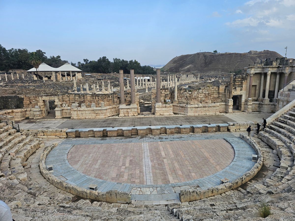 The Roman theater at Beit Shean, Israel