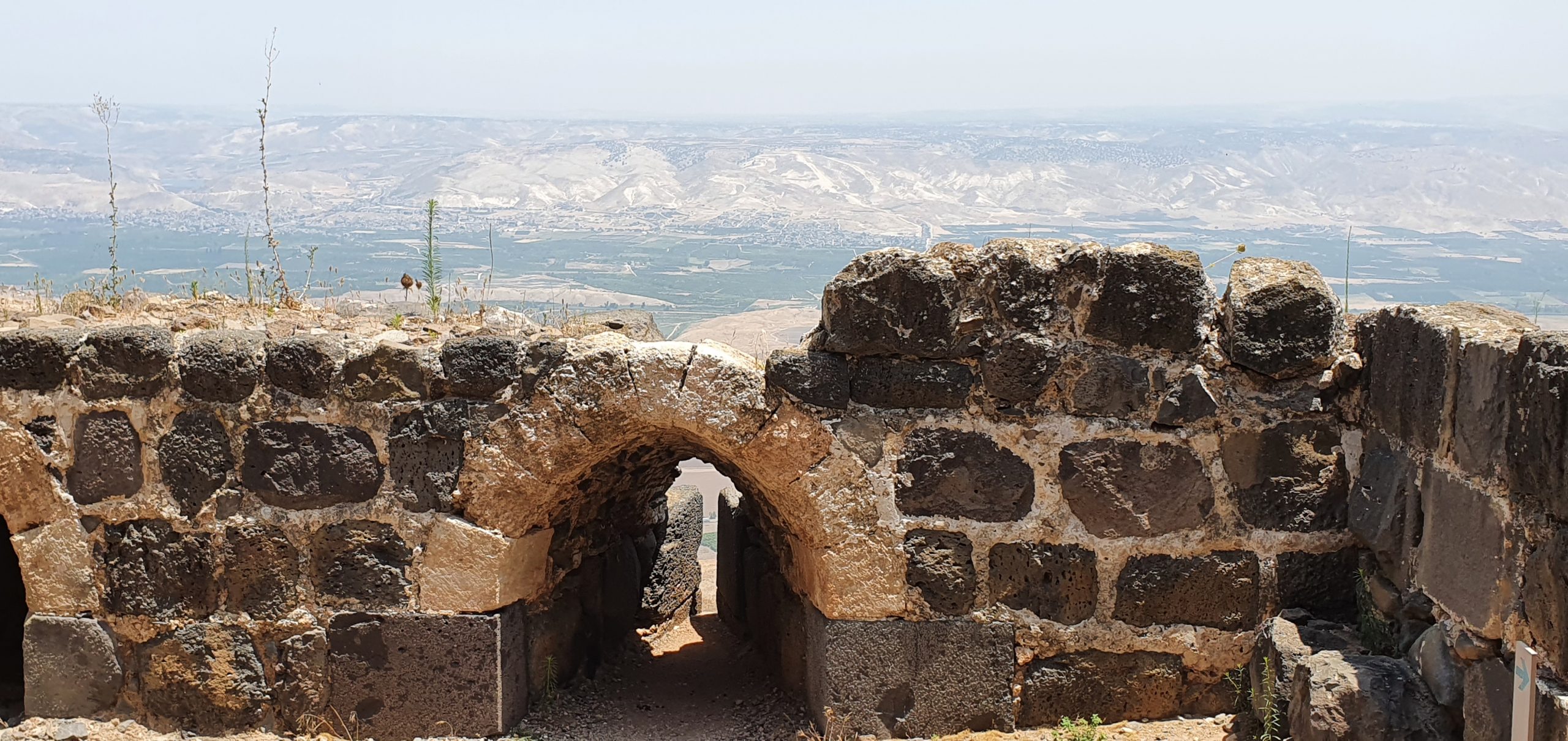 Belvoir Crusader castle above the Jordan Valley