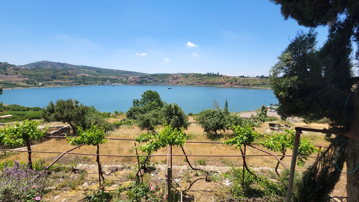 Birkat Ram crater lake, Golan Heights, Israel