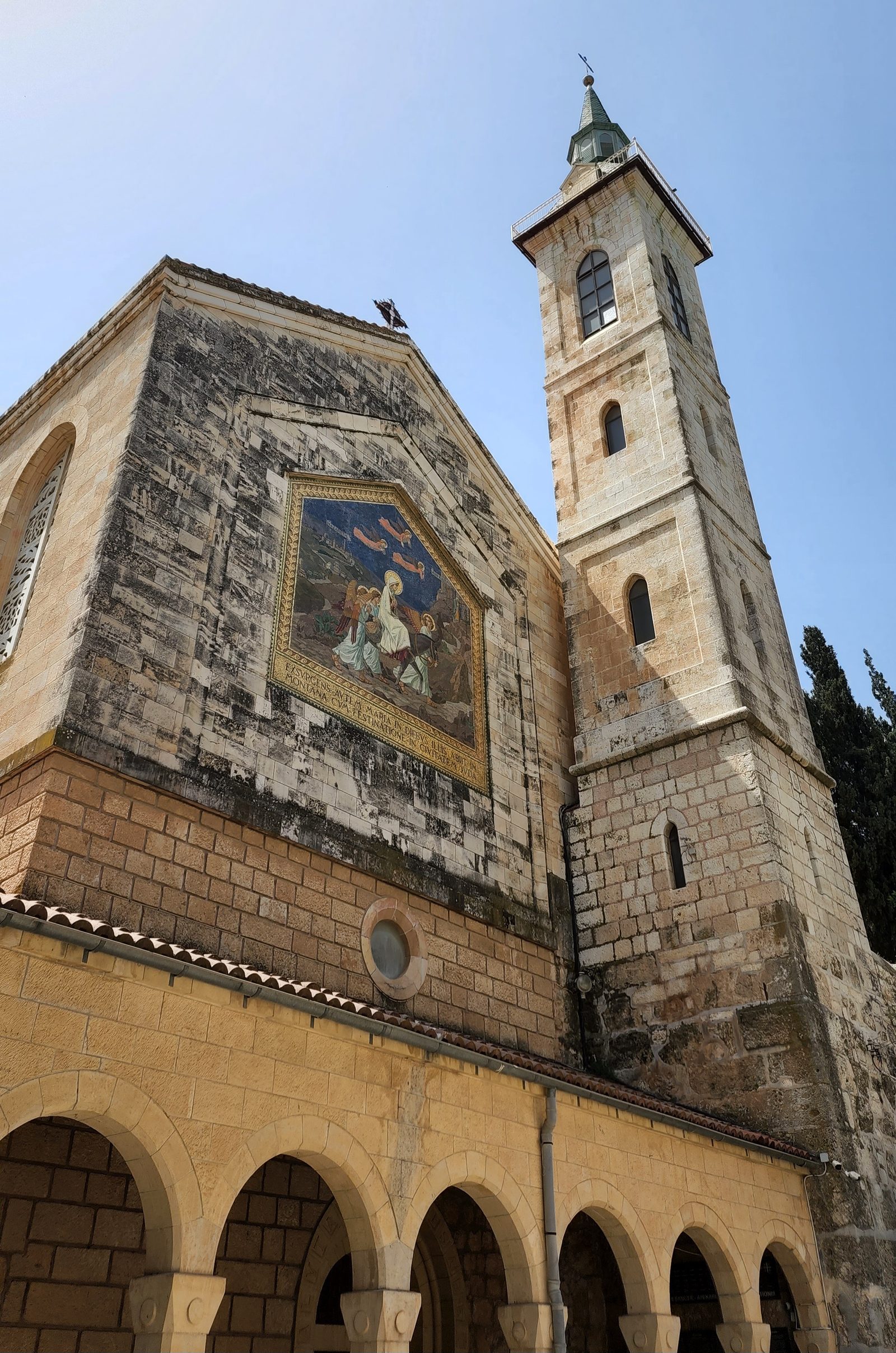 Inside the Church of the Visitation