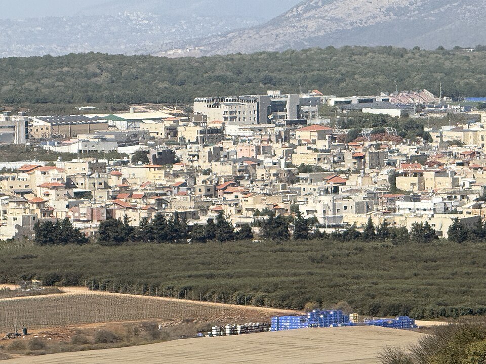 The Druze village of Buqata on the Golan Heights