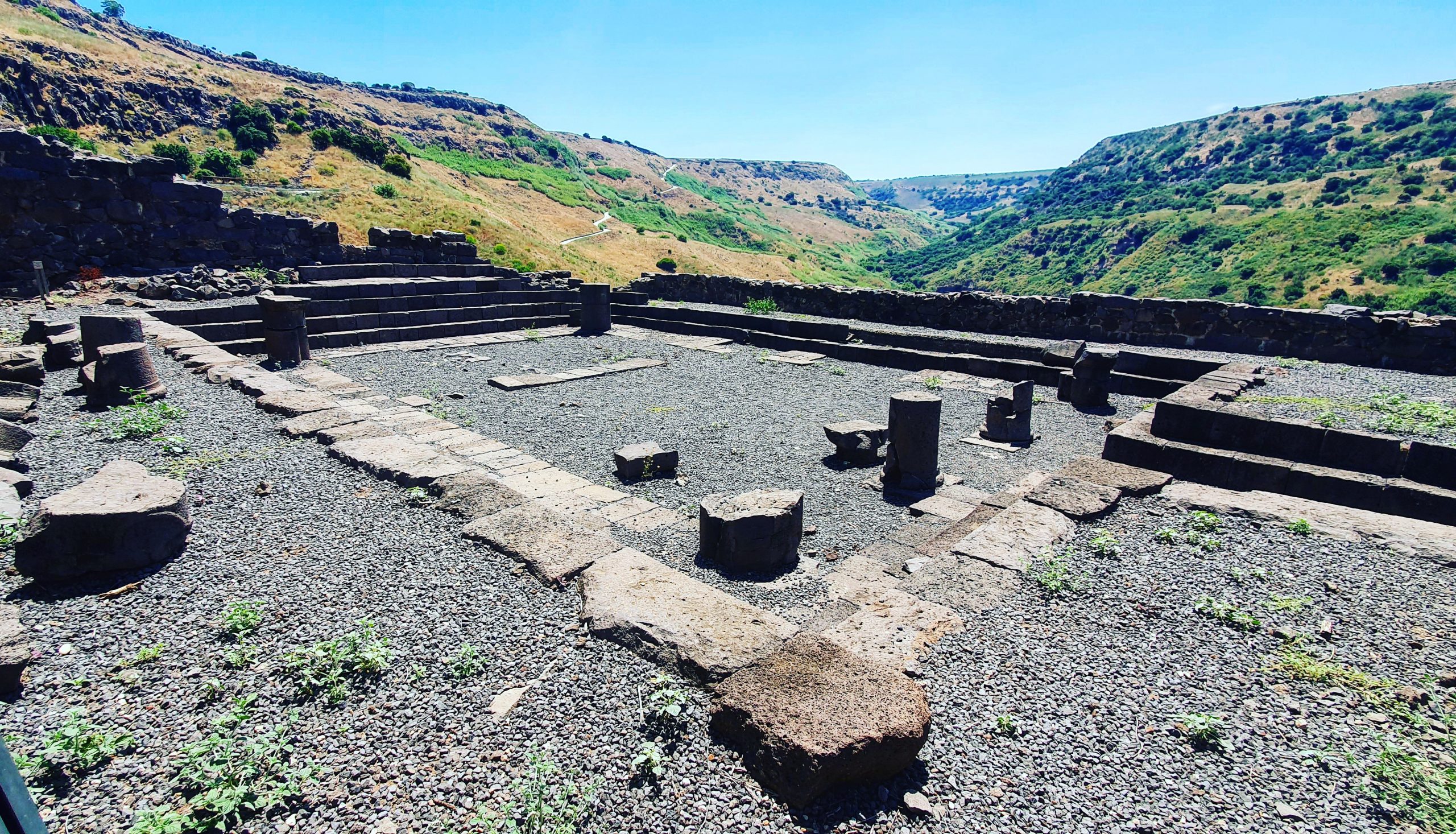 Ancient synagogue at Gamla