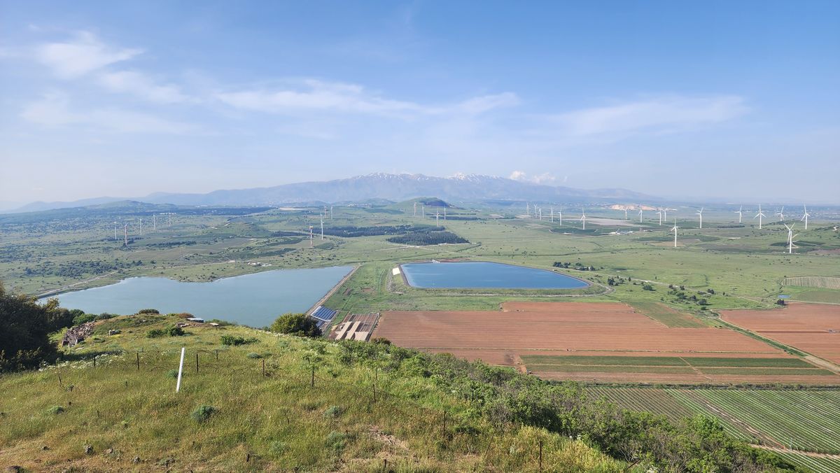 Golan Heights green landscape