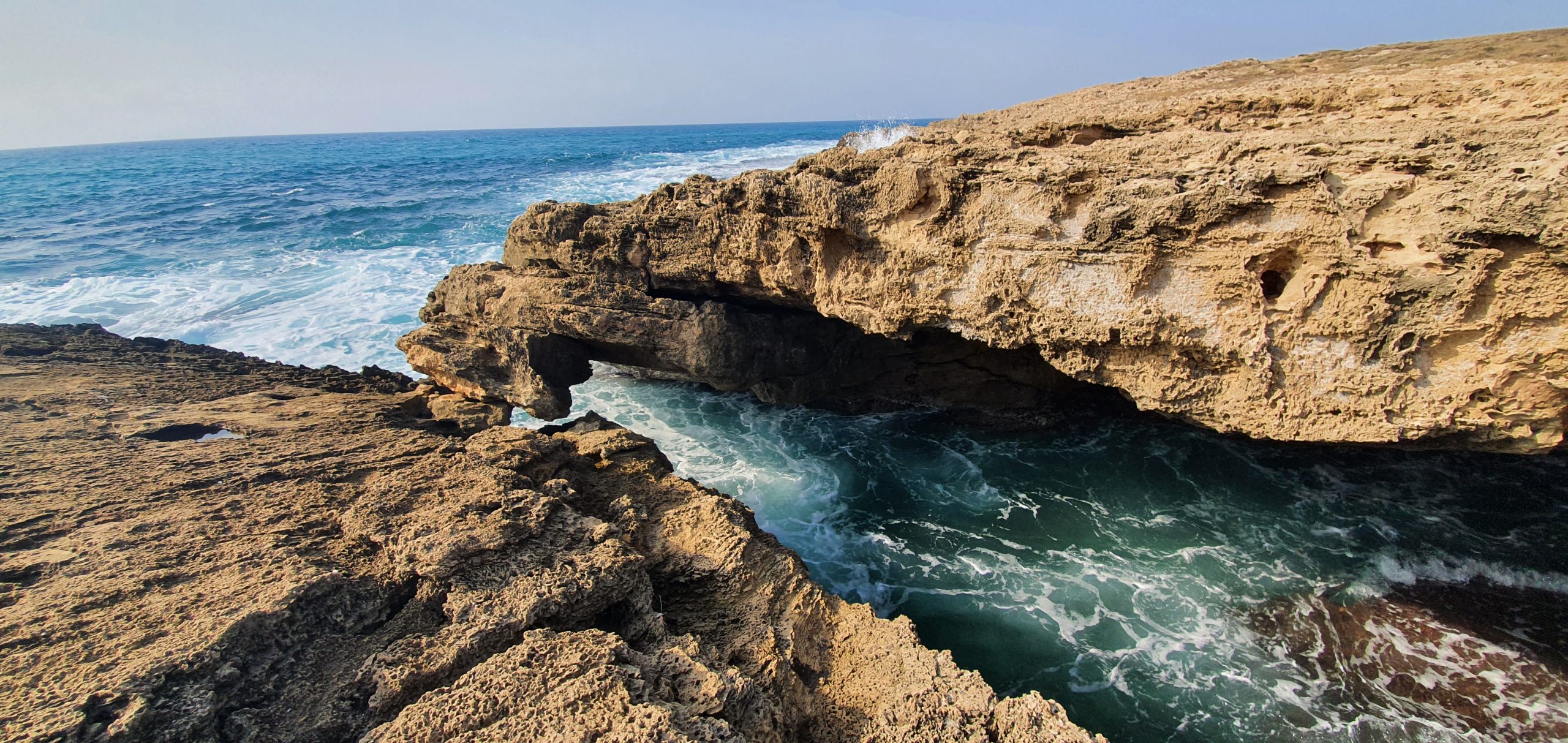 Blue Cave at Habonim Beach