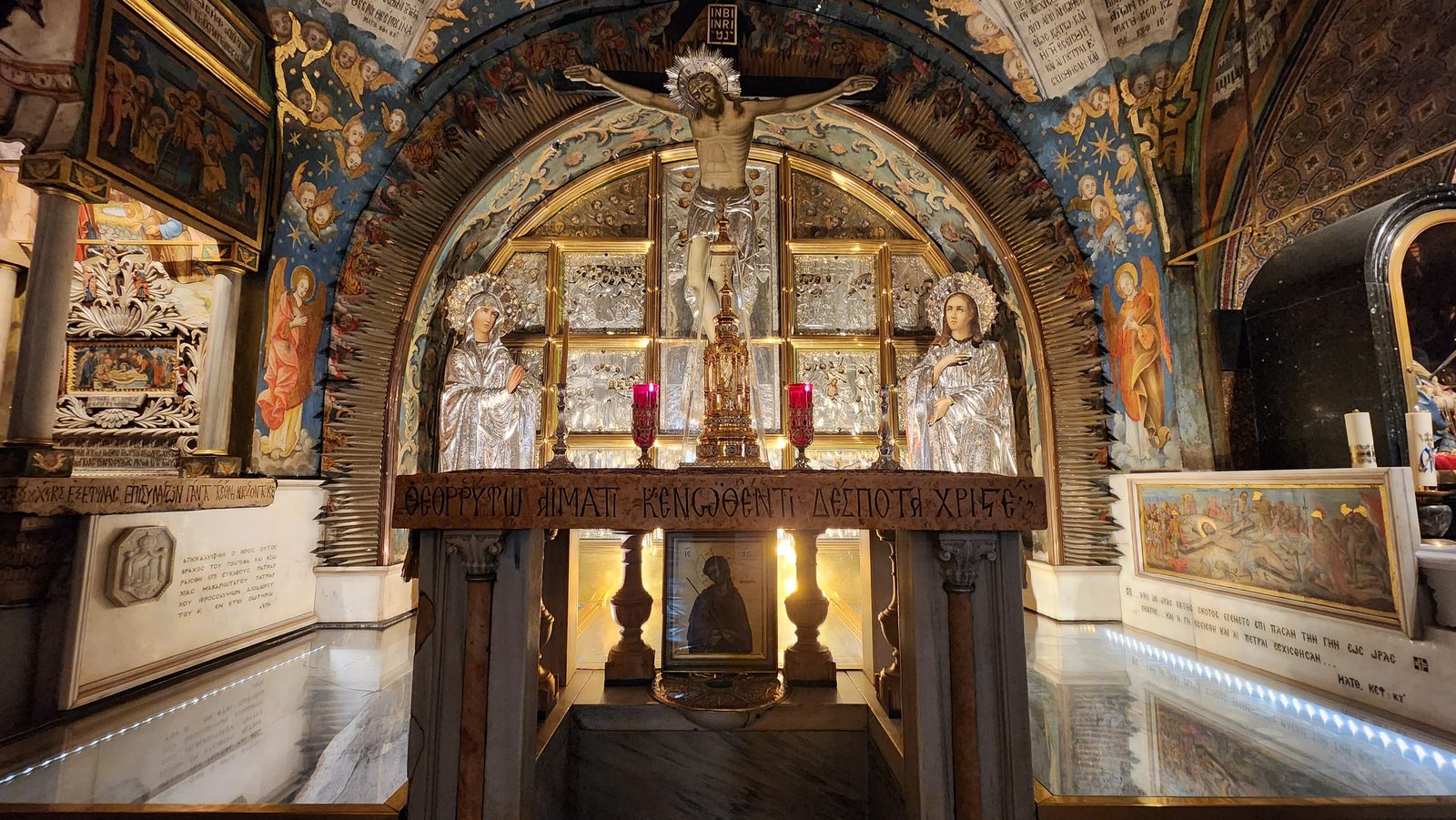 Golgotha, the Chapel of the Crucifixion