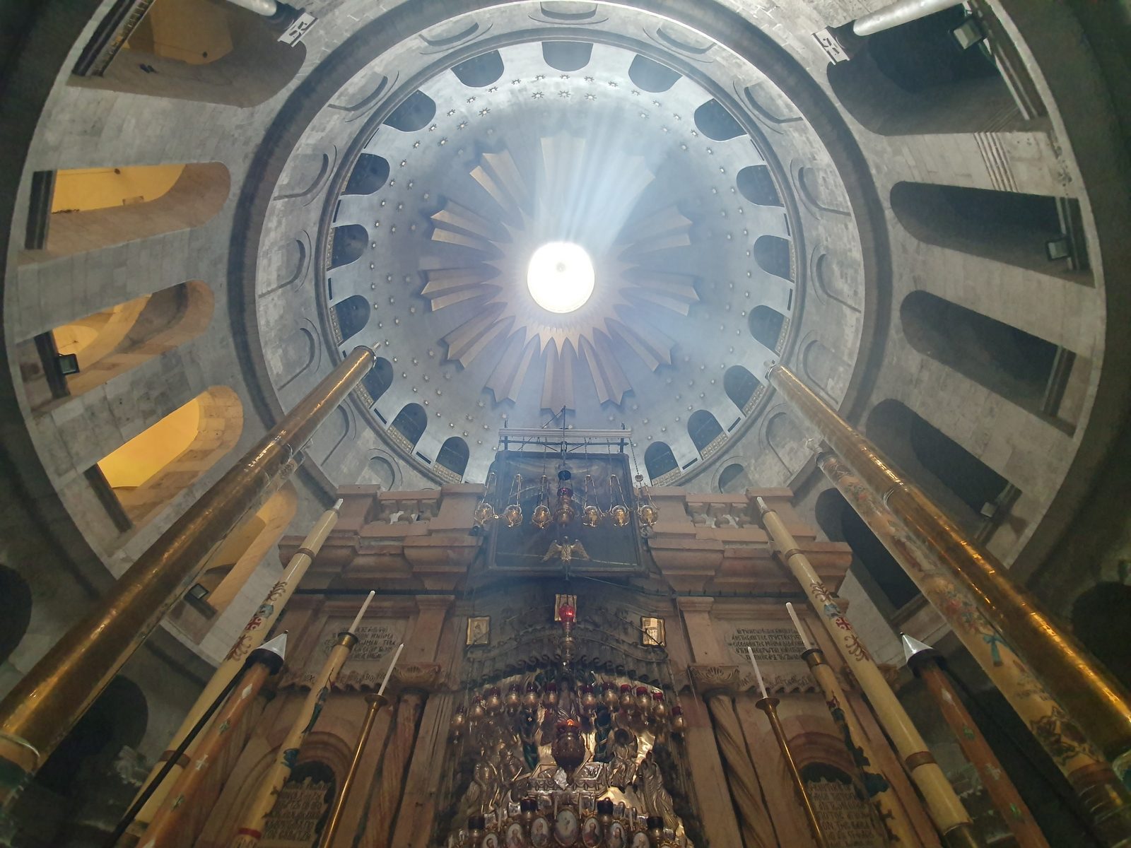 Inside the Church of the Holy Sepulchre