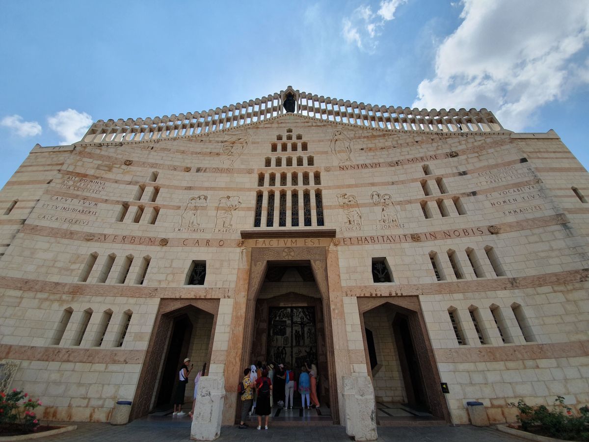 Inside the Church of the Annunciation, Nazareth, Israel