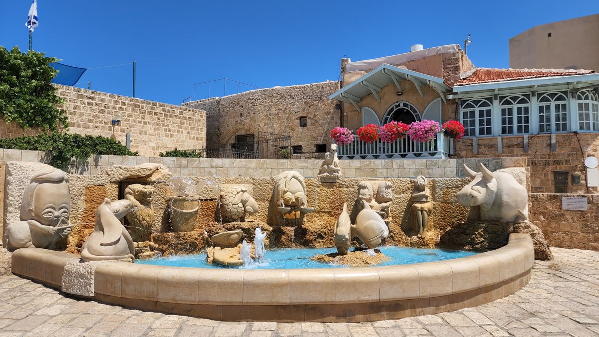 Kdumim Square in Old Jaffa