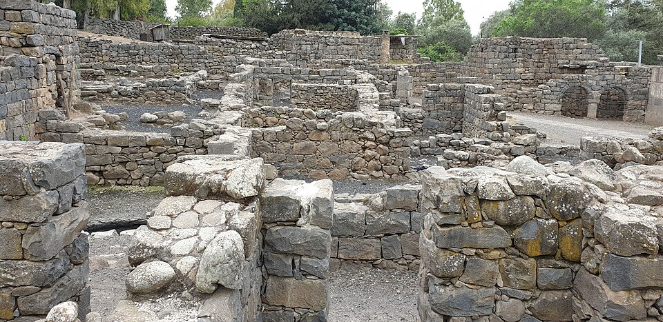 Reconstructed Talmudic-era house at Katzrin Ancient Village