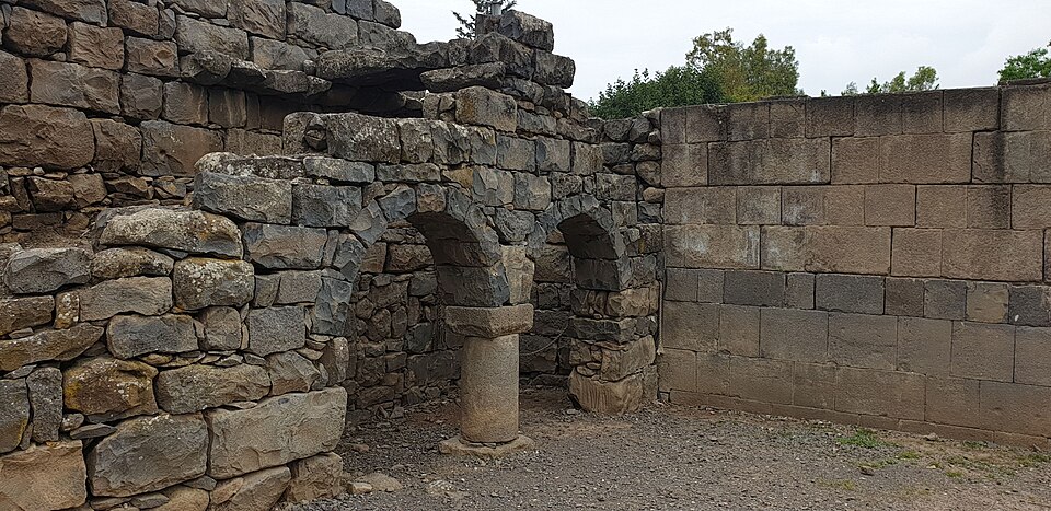 Katzrin Ancient Village ruins on the Golan Heights