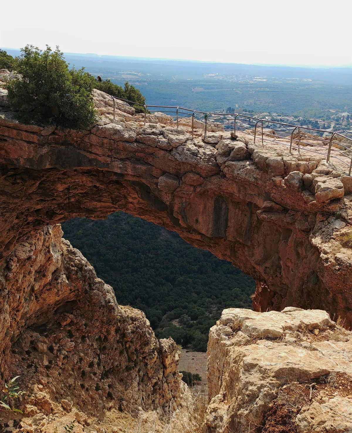 Keshet Cave natural arch, Western Galilee, Israel
