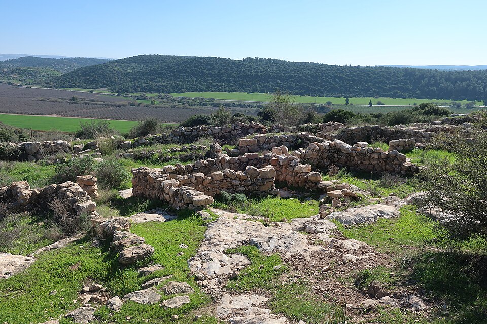 Khirbet Qeiyafa archaeological ruins, Ella Valley