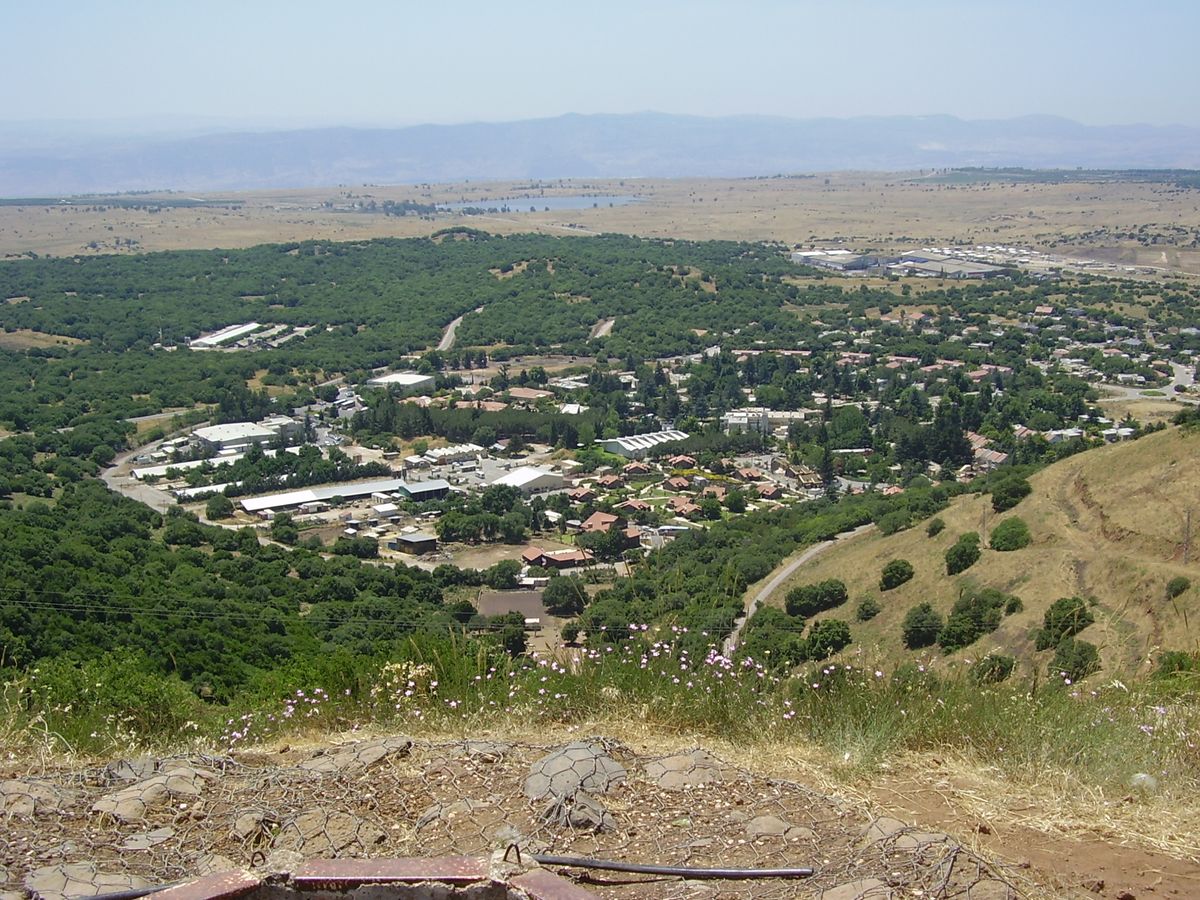 Kibbutz Merom Golan on the Golan Heights