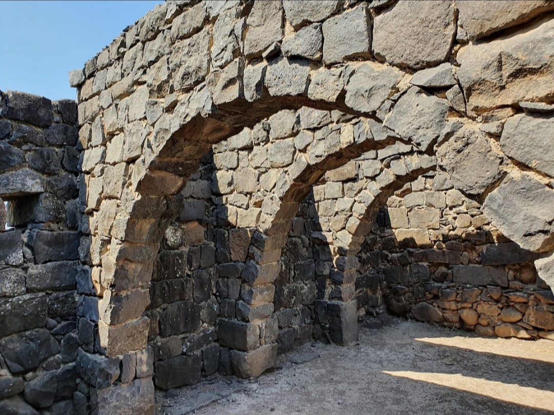 Korazim ancient synagogue ruins