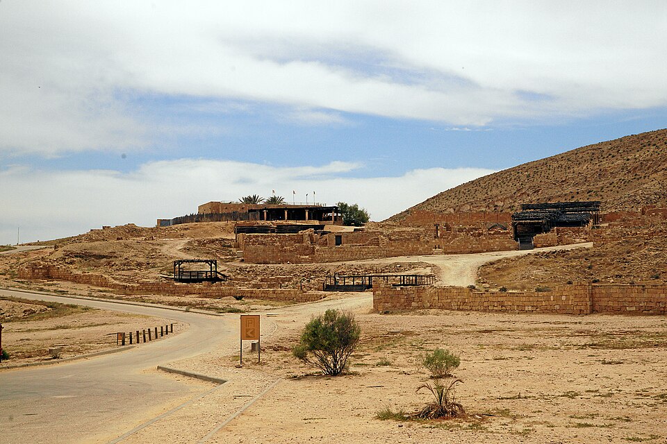 Mamshit Nabatean city ruins, Negev
