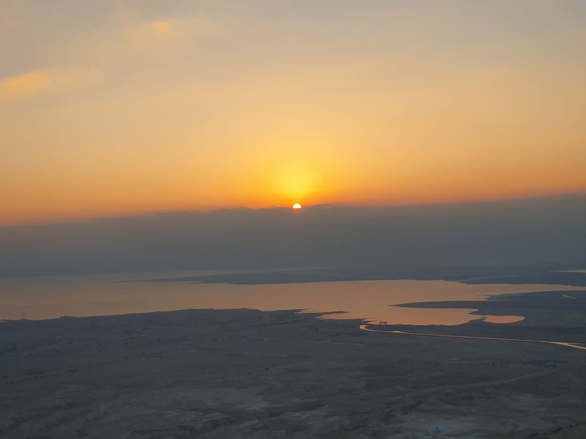 Masada at sunrise