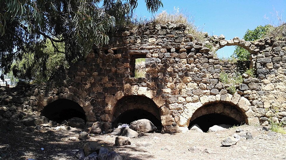Excavated walls of Mitzad Ateret Crusader fortress