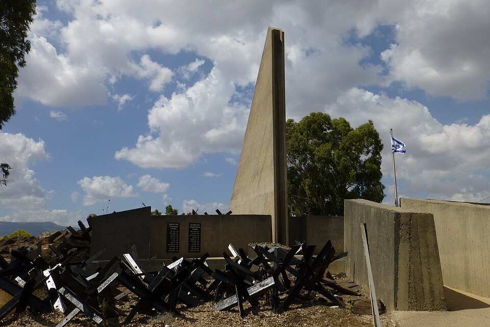 Syrian bunker at Mitzpe Gadot overlooking the Hula Valley