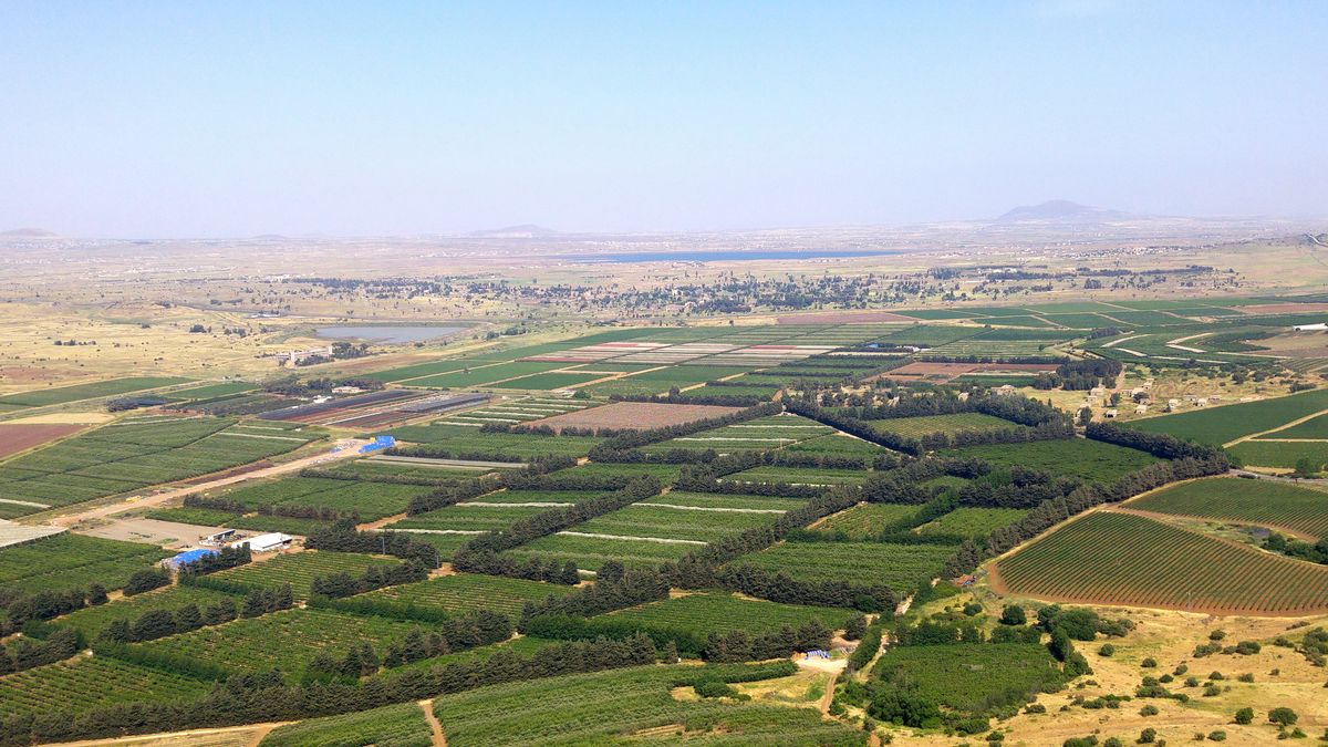 Mount Bental lookout, Golan Heights, Israel