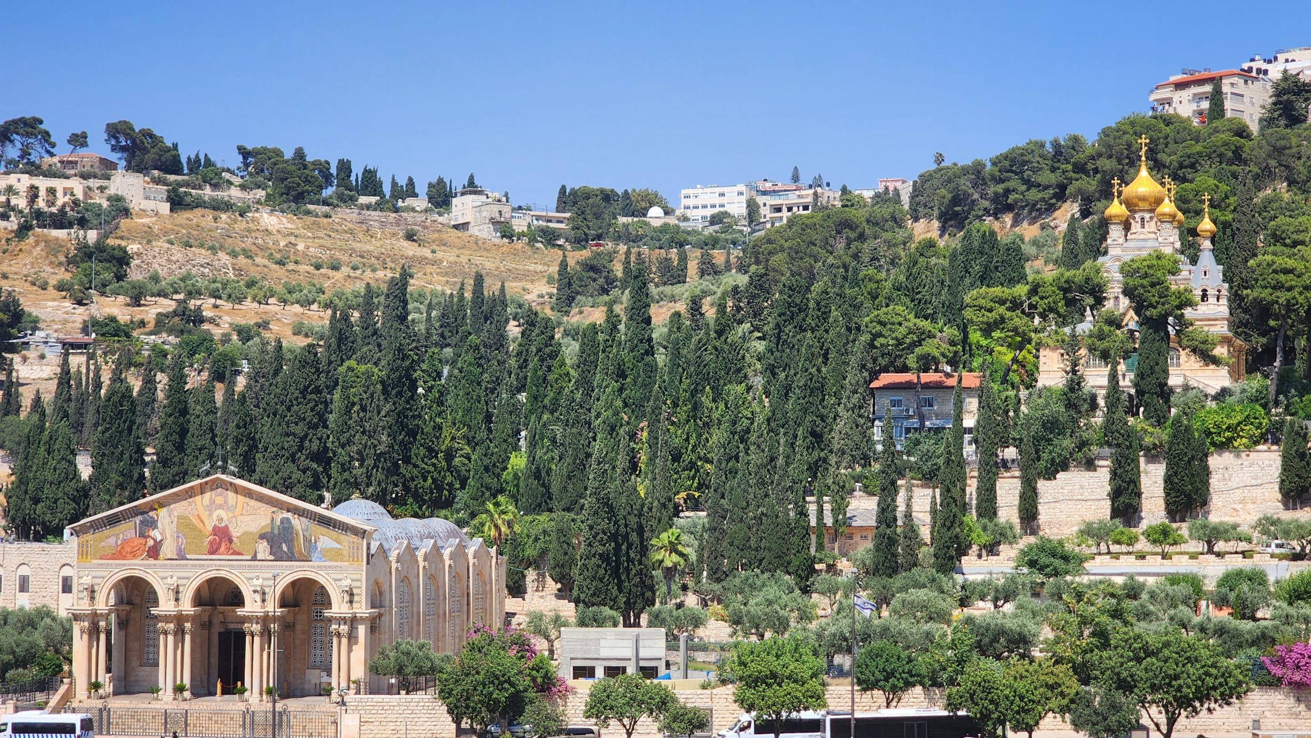 Mount of Olives overlooking Jerusalem