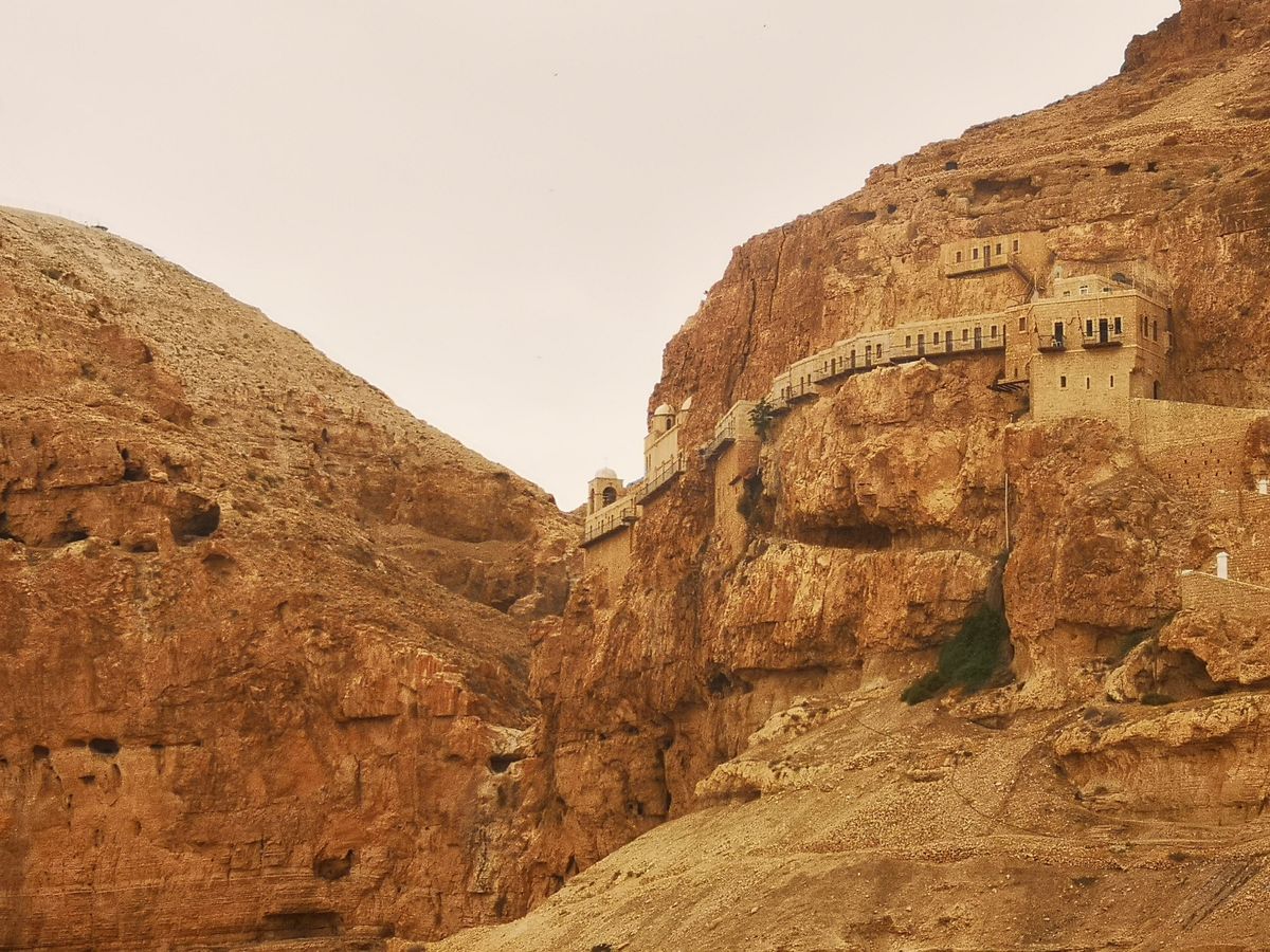 The Mount of Temptation above Jericho