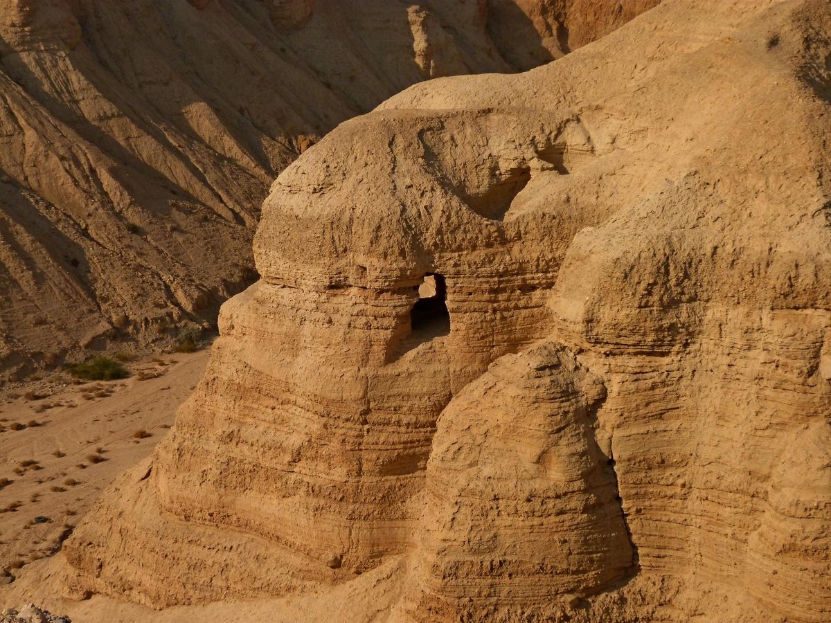 Qumran archaeological site near the Dead Sea
