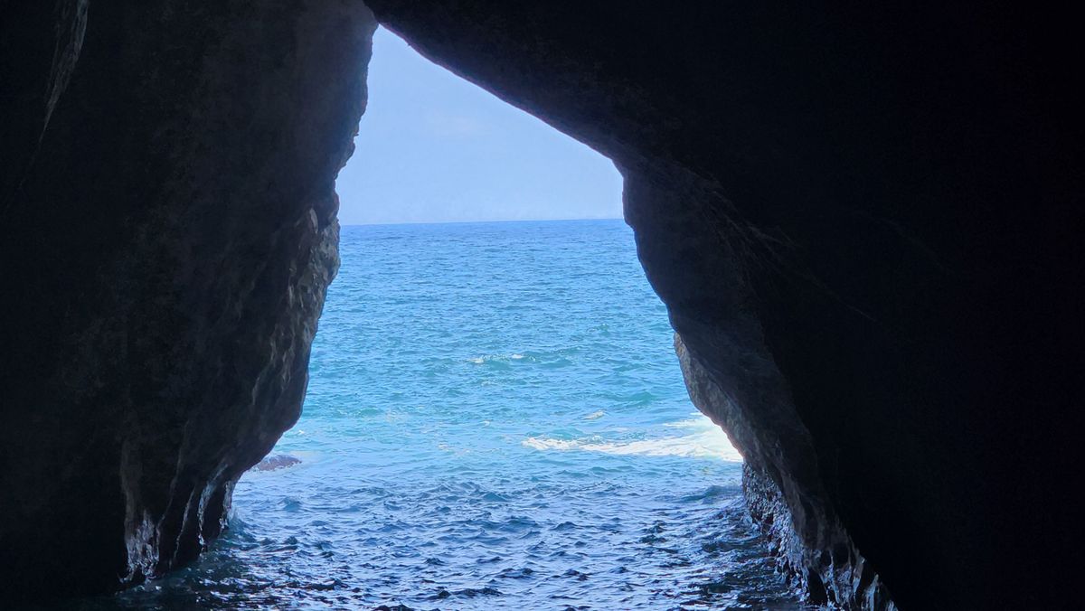 Rosh Hanikra cable car and cliffs, Israel