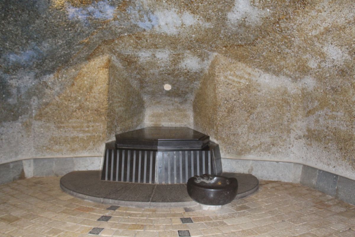 The tomb of Baron Edmond de Rothschild and his wife Adelheid at Ramat HaNadiv