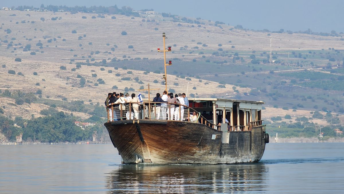 Boat ride on the Sea of Galilee, Israel