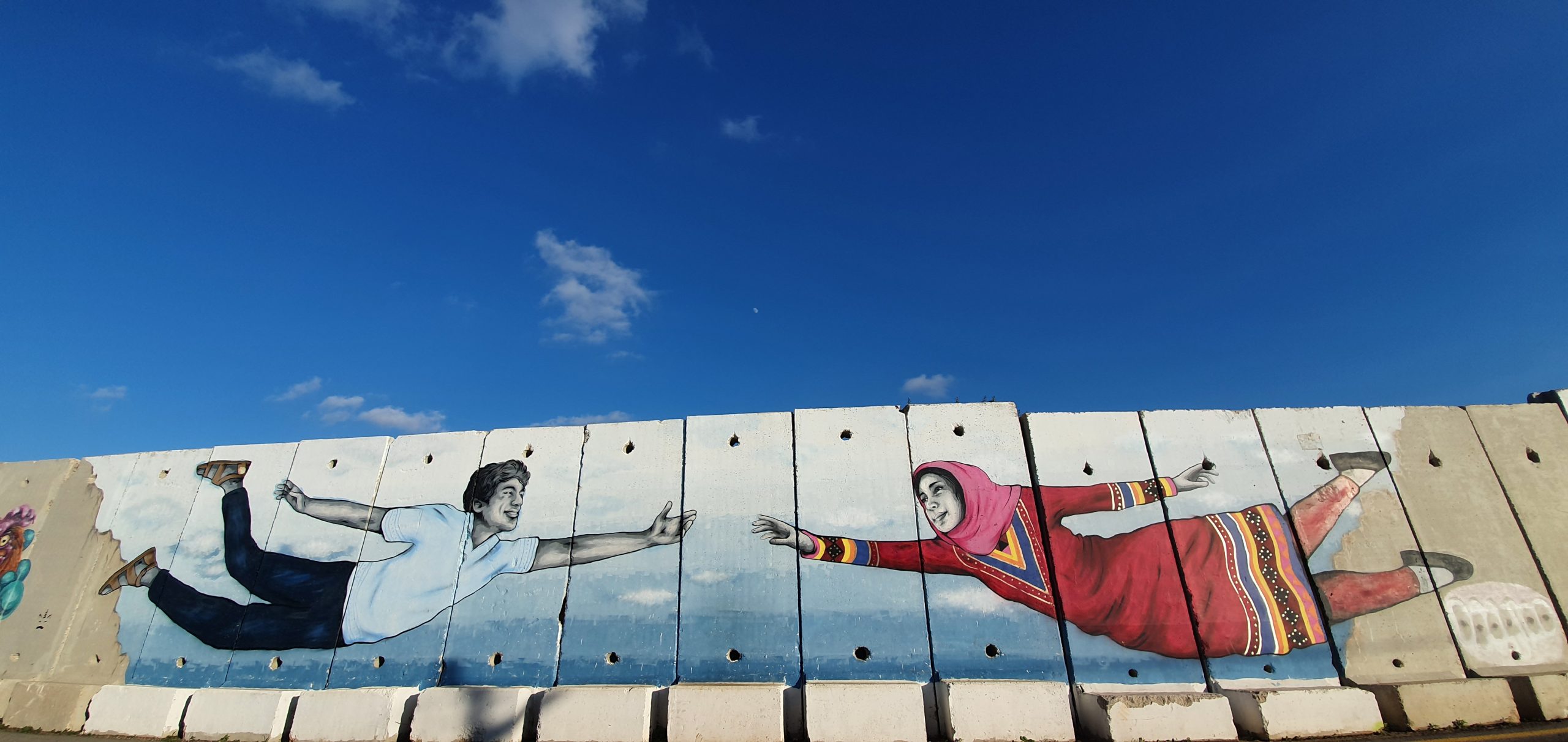 Talking Walls installation at Shtula on the Lebanese border