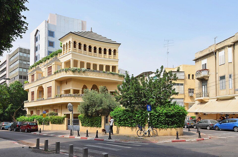 The Pagoda House, an iconic eclectic-style building in Tel Aviv