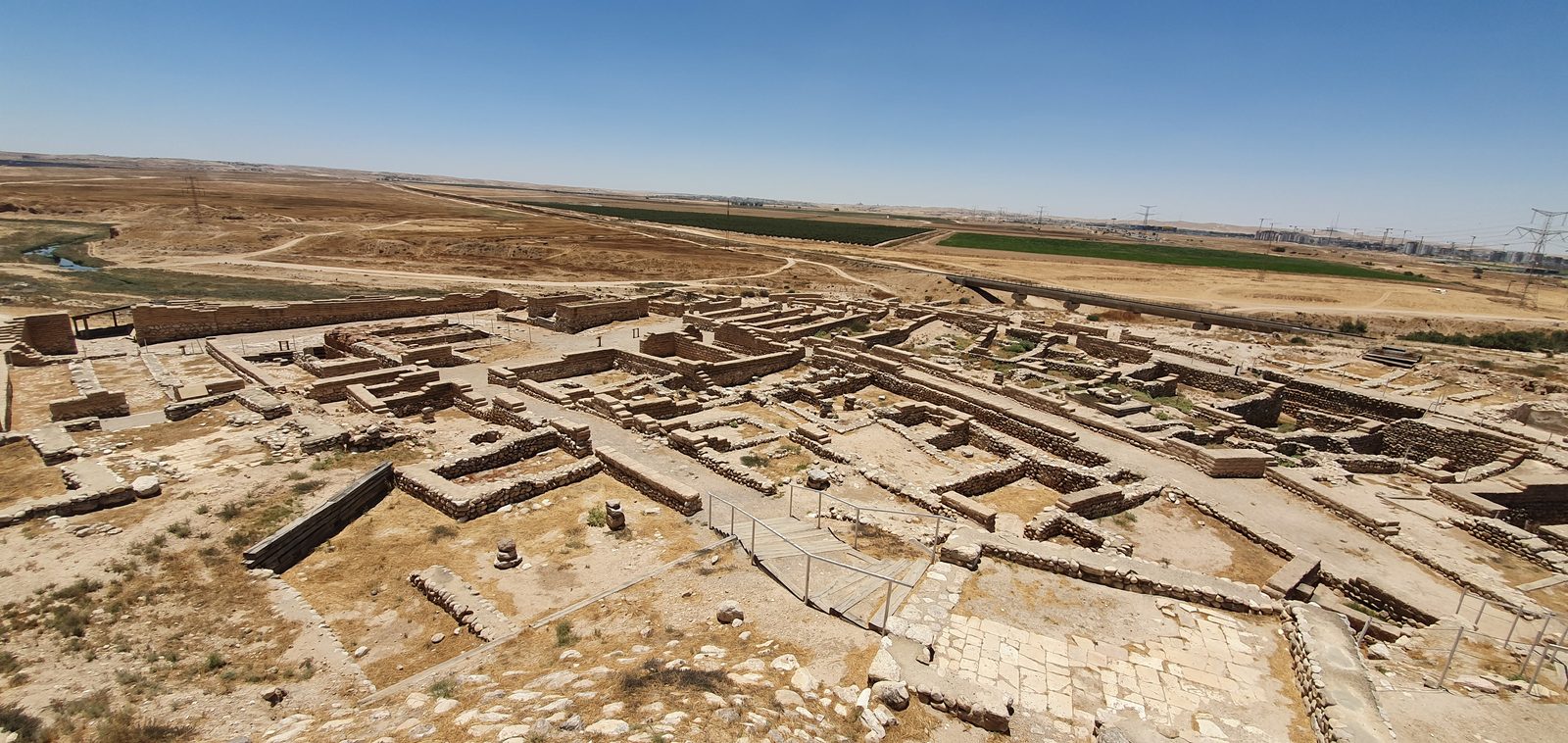 Tel Beer Sheva archaeological site in the Negev