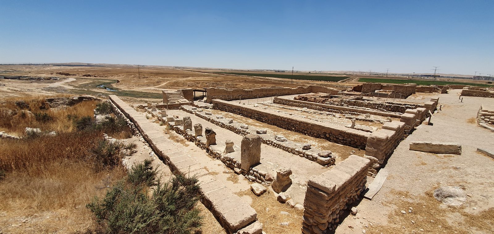 Ruins of the Israelite city at Tel Beer Sheva