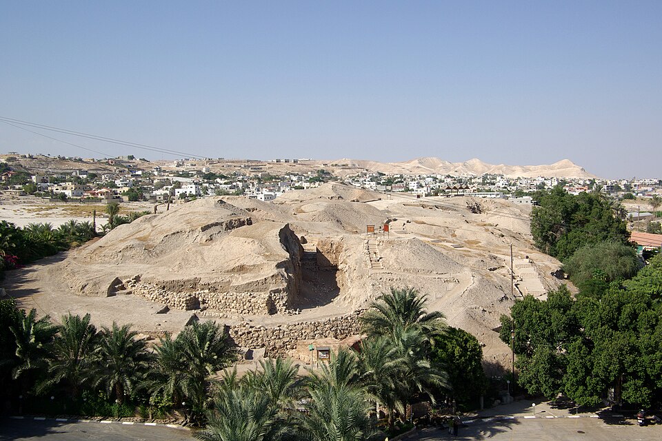 Tel Jericho archaeological mound, the oldest city in the world