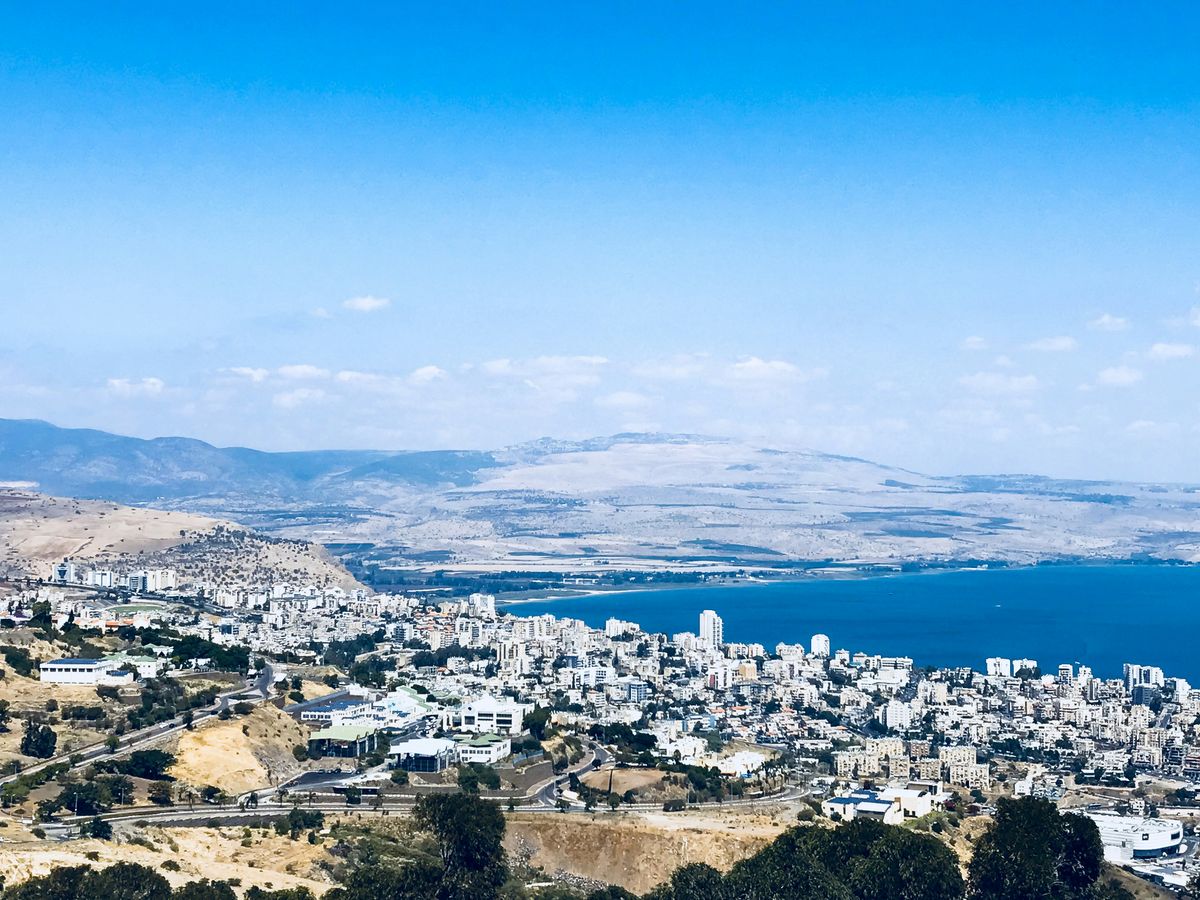 Tiberias overlooking the Sea of Galilee